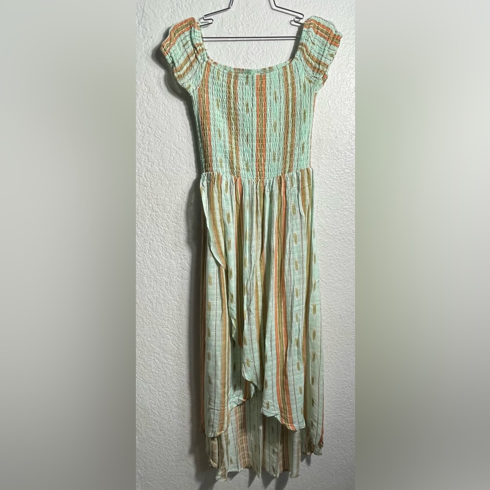 American Rag off shoulder sleeve western print dress Size Medium